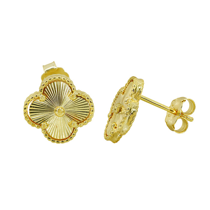 Clover Studs - Gold