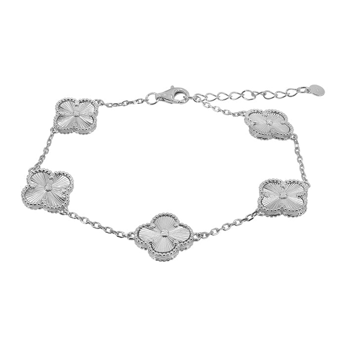 Clover Bracelet - Silver